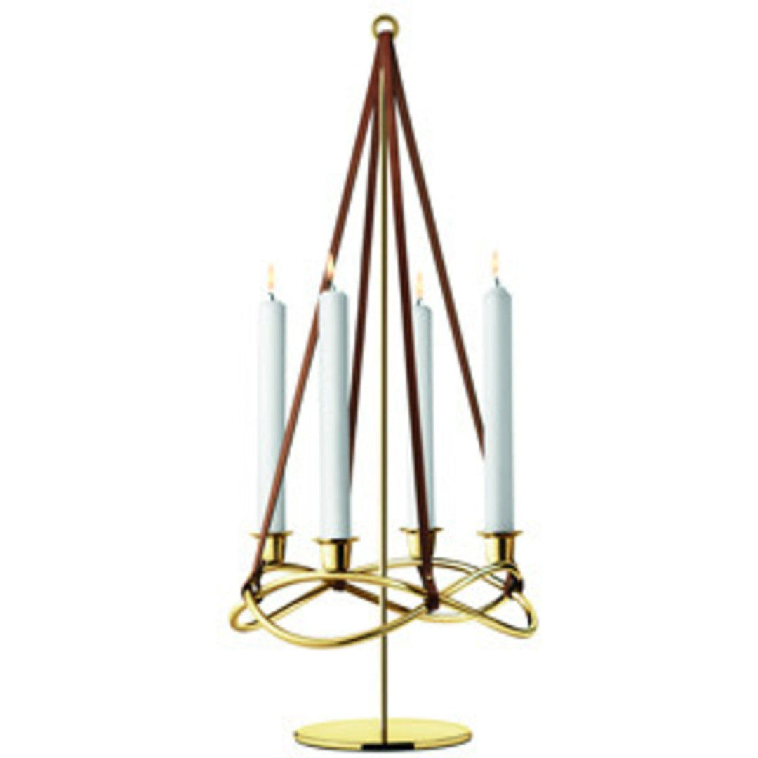 Georg jensen Georg jensen Season Forlænger Guld – detaljebillede (Lysestage)