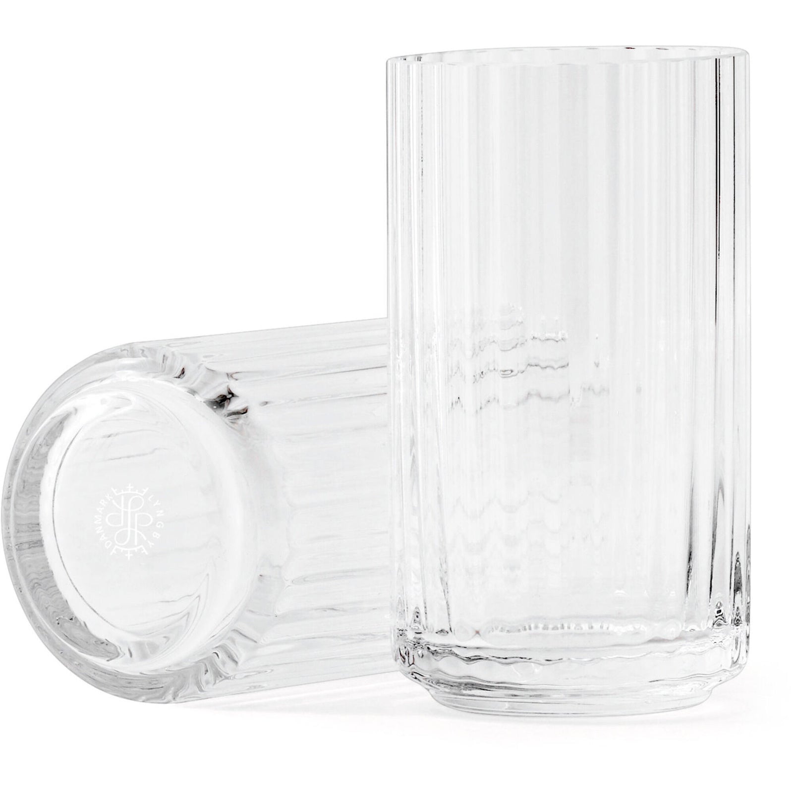 Lyngby porcelæn Lyngby porcelæn Lyngbyvasen 31 cm., glas - klar – billede i brug (Vase)