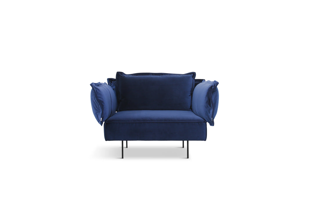 Produktbillede af HANDVÄRK LOVE SEAT VELVET ROYAL BLUE 100 i premium kvalitet