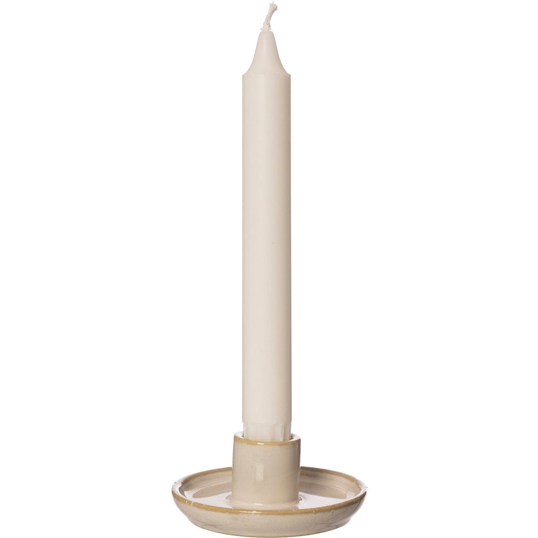 Ernst Ernst Lysestage, 3,5 cm, naturhvid ❤ produktbillede (Lysestage)