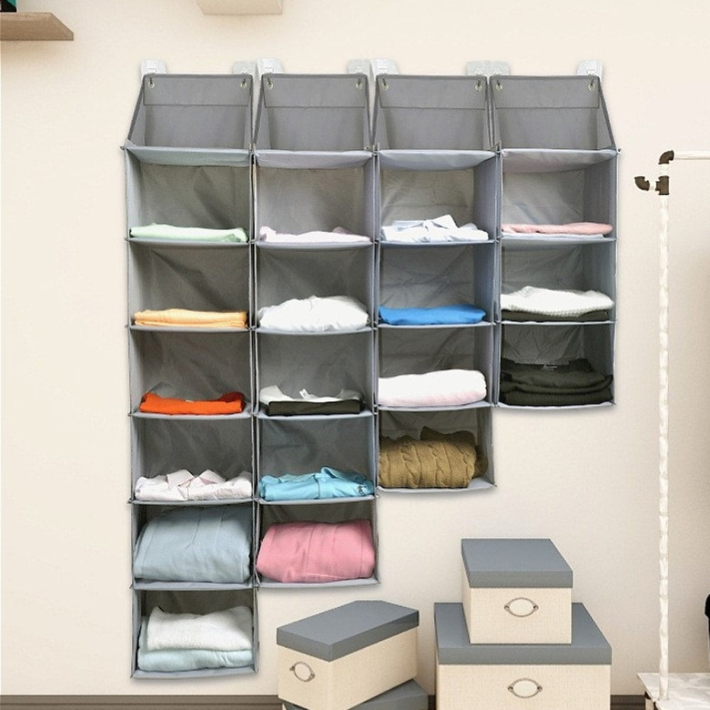 Produktbillede af Køb Hængeopbevaring i Stof 5 stk. på tilbud