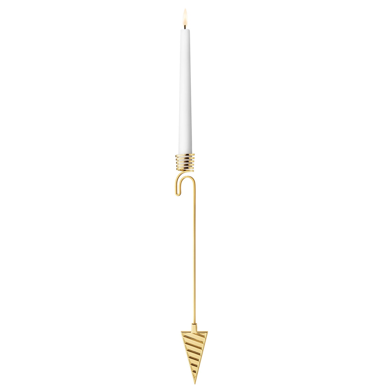 Georg jensen Georg Jensen CC 2025 Strut lysestage, 18K guldbelægning – produktbillede (Juledekoration)