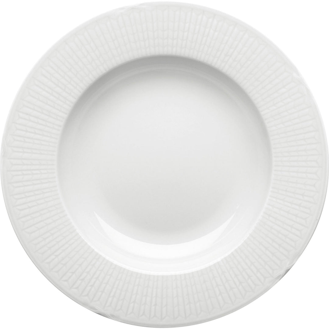 Rörstrand Rörstrand Swedish Grace dyb tallerken, 25 cm., hvid – produktbillede (Madtallerken)