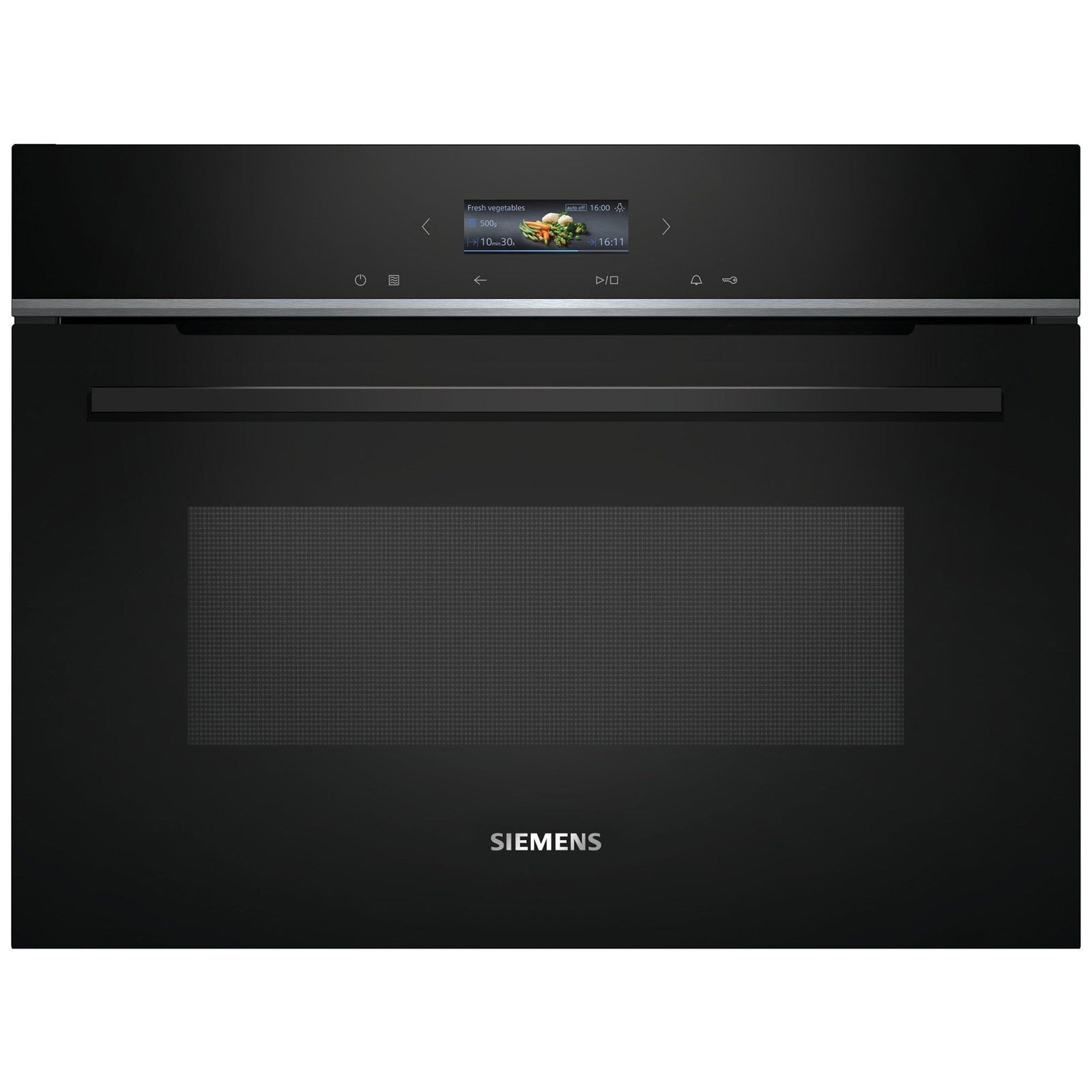 Siemens Siemens CE732GXB1 iQ700 indbygget mikroovn, sort ❤ frontbillede (Mikrobølgeovne)