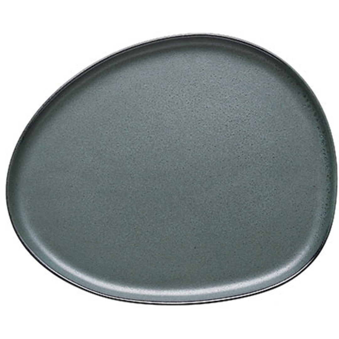 Aida Aida RAW Organic frokosttallerken, 24x21 cm, northern green ❤ produktbillede (Morgenmadstallerken)