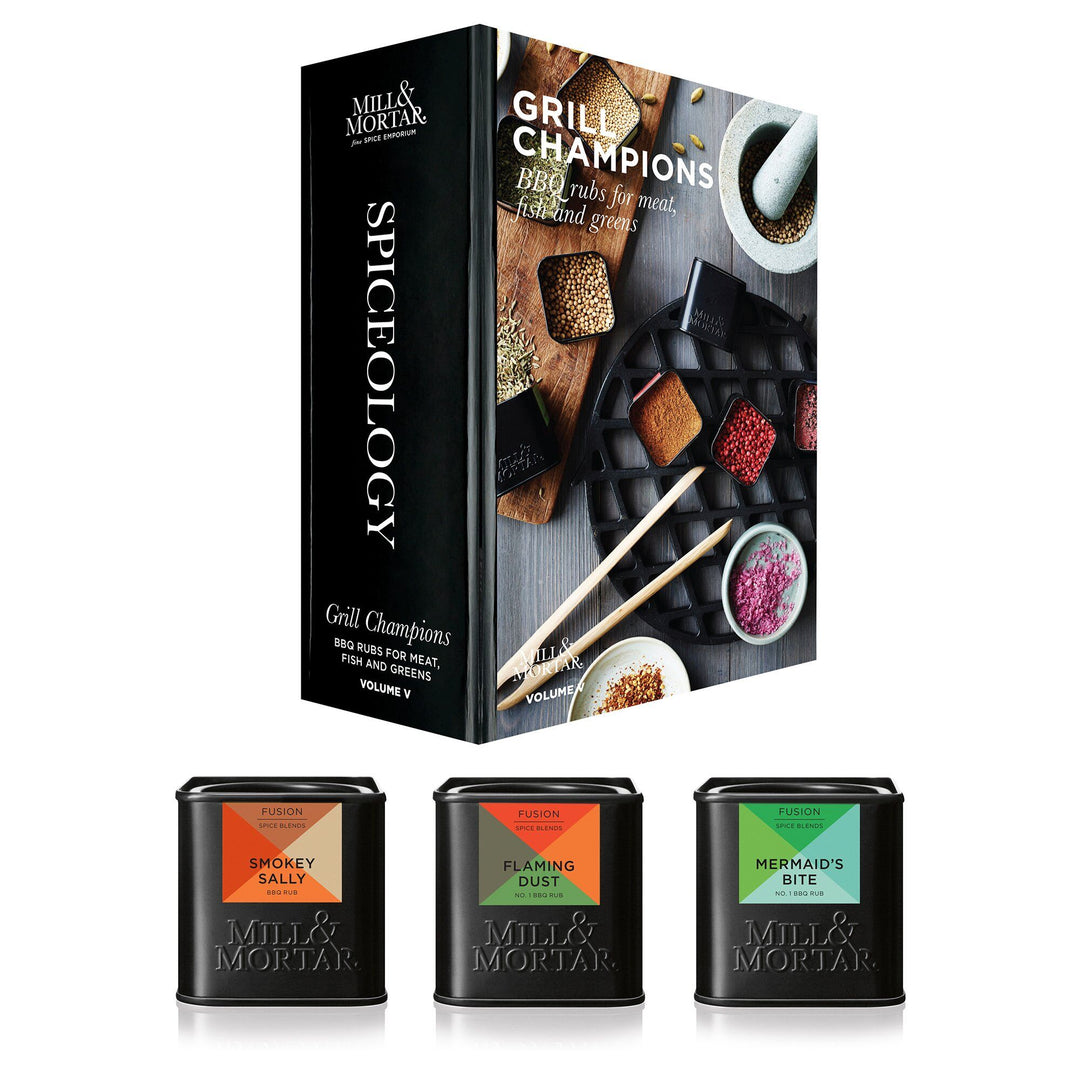 Mill & mortar Mill & mortar Grill Champions gaveæske, 140 g – produktfoto (Krydderier)