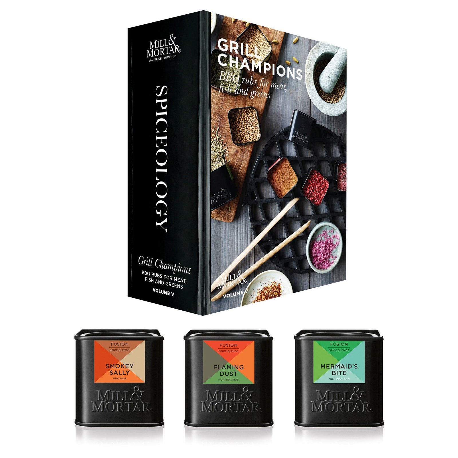 Mill & mortar Mill & mortar Grill Champions gaveæske, 140 g – produktfoto (Krydderier)