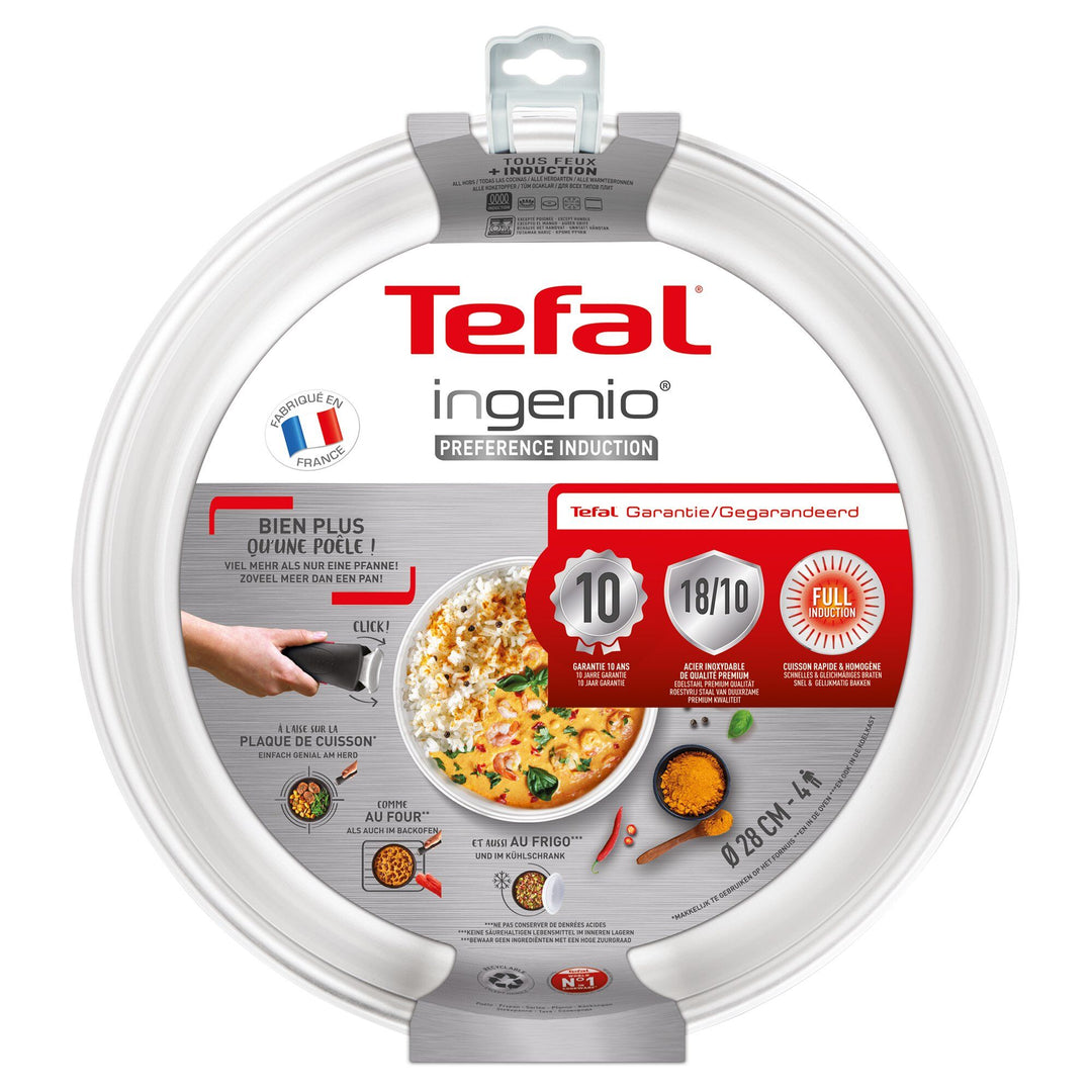 Tefal Tefal Ingenio Preference stegepande 28 cm, rustfrit stål – detaljebillede (Stegepander)