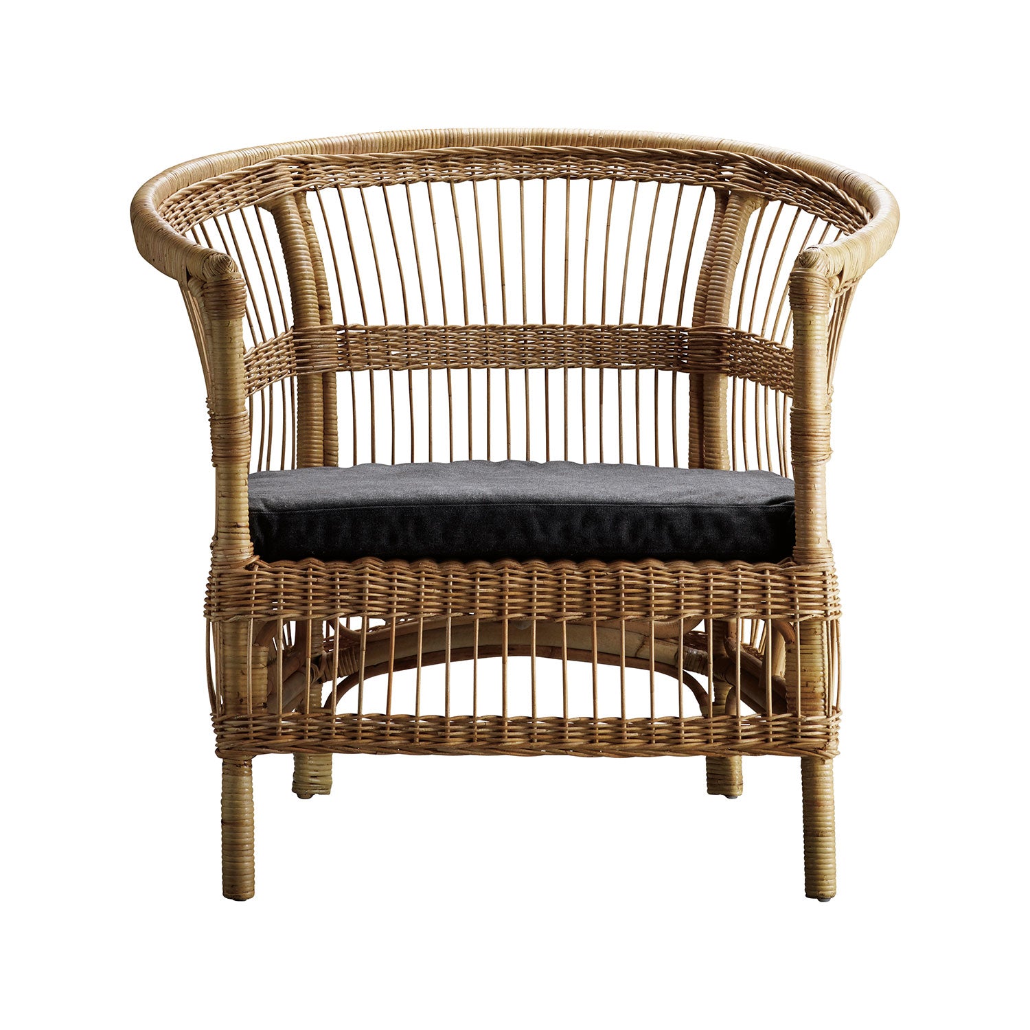 Produktbillede af TINE K HOME LOUNGE STOL RATTAN INKL HYNDE PHANTOM 88 i premium kvalitet
