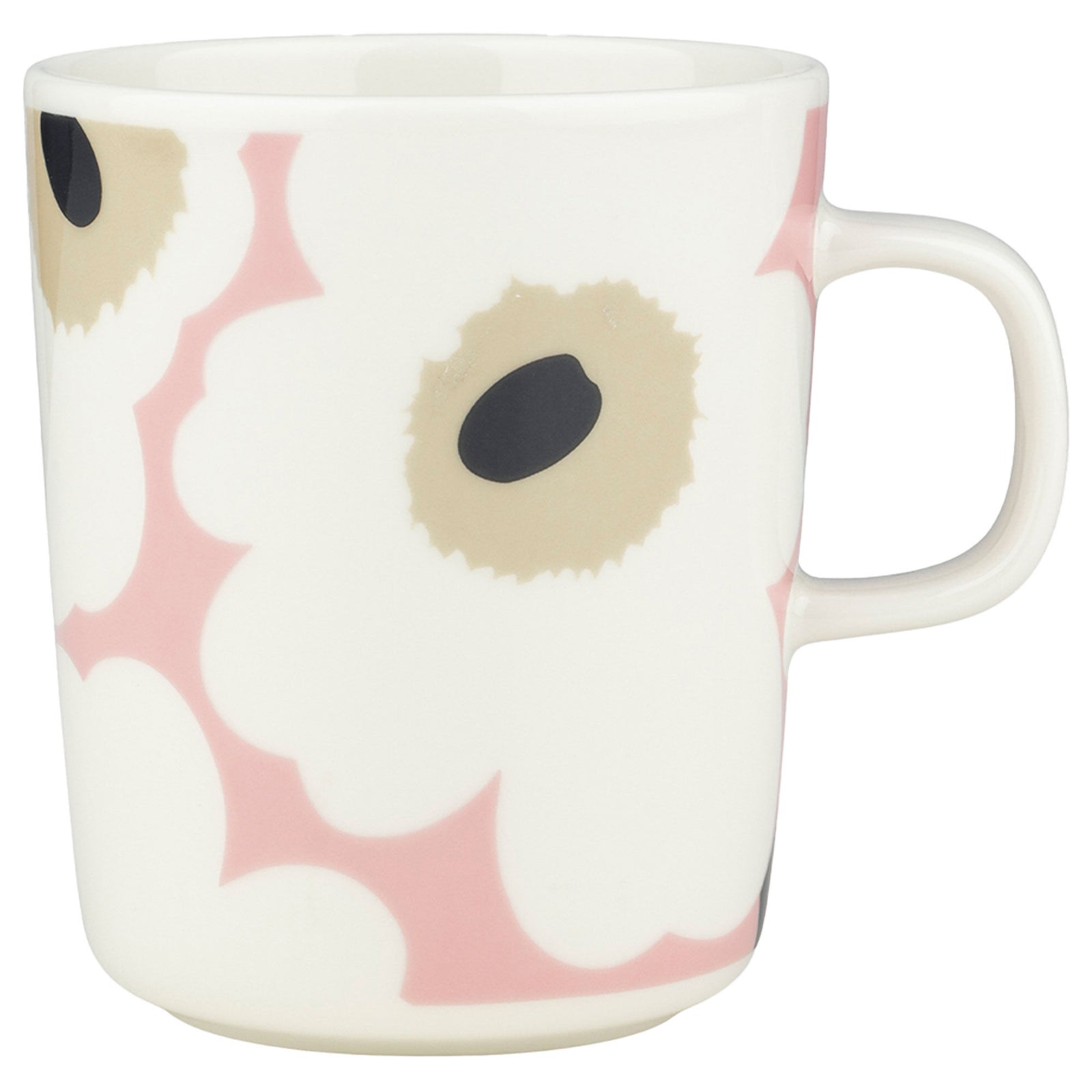 Marimekko Marimekko Unikko krus 2,5 dl, off white/sand/rosa – produktvisning (Krus & Kopper)