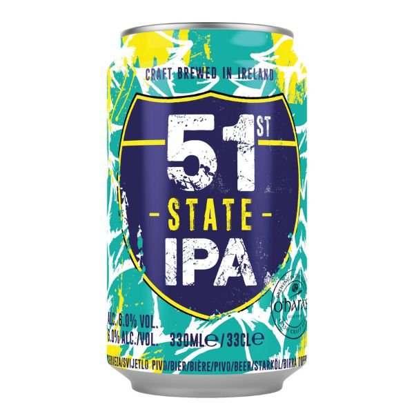 Ohara's 51st State Ipa 33 Cl. ❤ Stort online udvalg i OHARAÂ´S ❤ Billig fragt og hurtig levering 2 - 5 hverdage ❤ Varenummer: BAR-661339 / Ean: '5391500601794 på lager - Udsalg på Spar op til 53% - Over 360 kendte mærker på udsalg