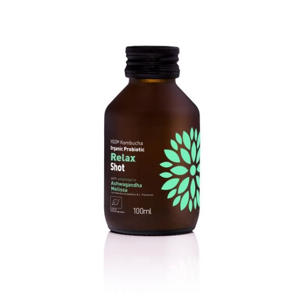 Øko Vigo Kombucha Shot Relax 10 Cl. ❤ Kæmpe udvalg i VIGO ❤ Billig fragt og hurtig levering 2 - 5 hverdage - Varenummer: BAR-662964 / Ean: '5902768514117 på lager - Udsalg på Drikkevarer Vand og mixere Kombucha Spar op til 64% - Over 454 kendte brands på udsalg