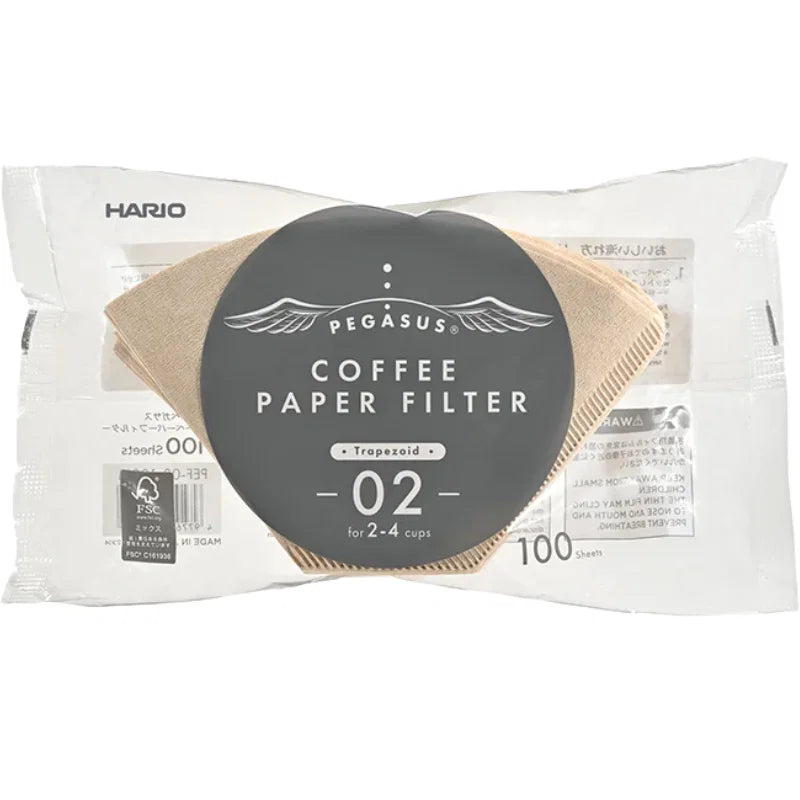 Pegasus Papirfilter 02 Natur 100 Stk. Hario