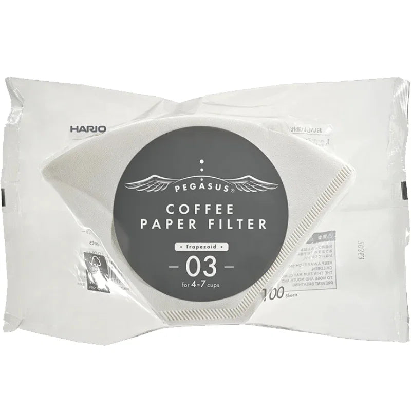 Pegasus Papirfilter 03 Hvide 100 Stk. Hario