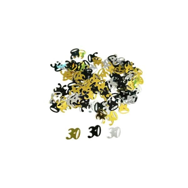 Foliekonfetti B&C Nummer 30 18g Sort-sølv-guld Assorteret ❤ Kæmpe udvalg i Godan ❤ Billig fragt og hurtig levering 2 - 5 hverdage - Varenummer: BAR-774212 / Ean: '5902973152067 på lager - Udsalg på Fest | Sæson Fester | Fødselsdag Spar op til 51% - Over 1150 kendte brands på udsalg