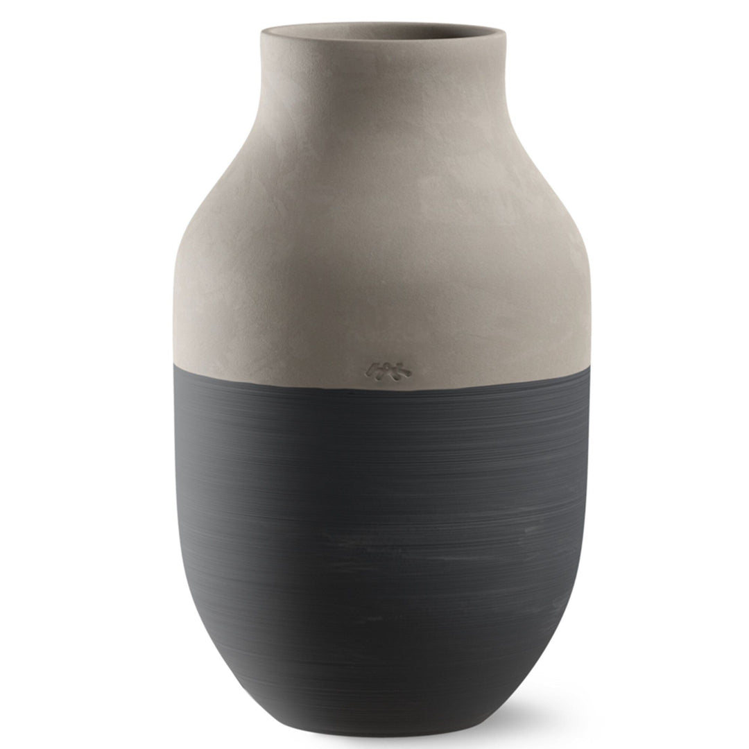 Kähler Kähler Omaggio Circulare vase 31 cm, antracitgrå – produktvisning (Vase)