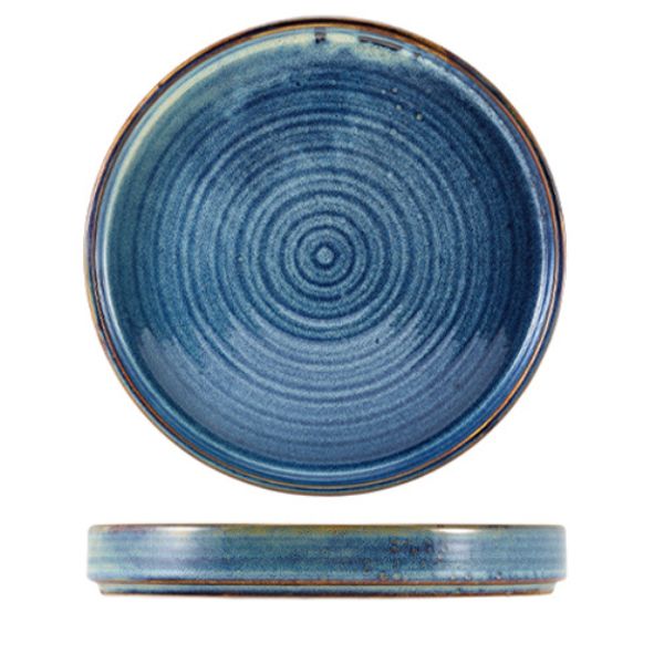Produktbillede af Terra Aqua Blå Præsentationstallerken 26cm Genware på tilbud i brug