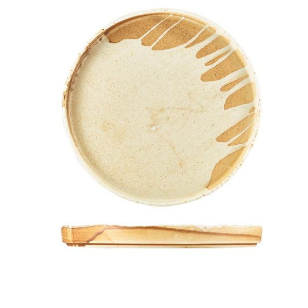 Produktbillede af Terra Roko Sand Præsentationstallerken 26cm Genware på tilbud i brug