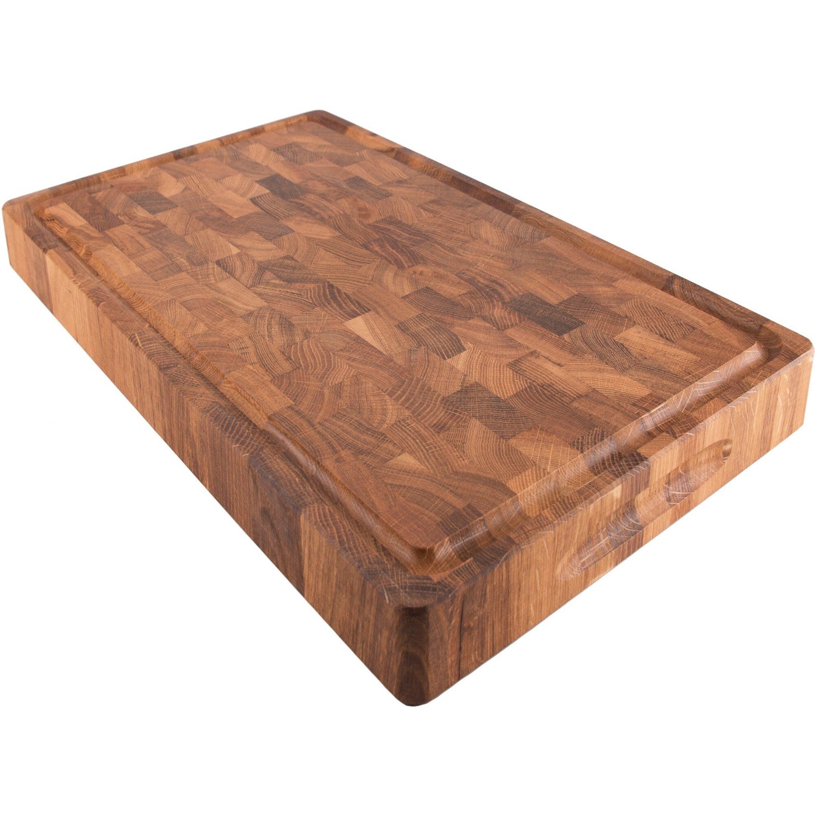 Culimat Culimat Skærebræt i eg med rille, 40x25x4 cm – vinkelbillede (Skærebræt)