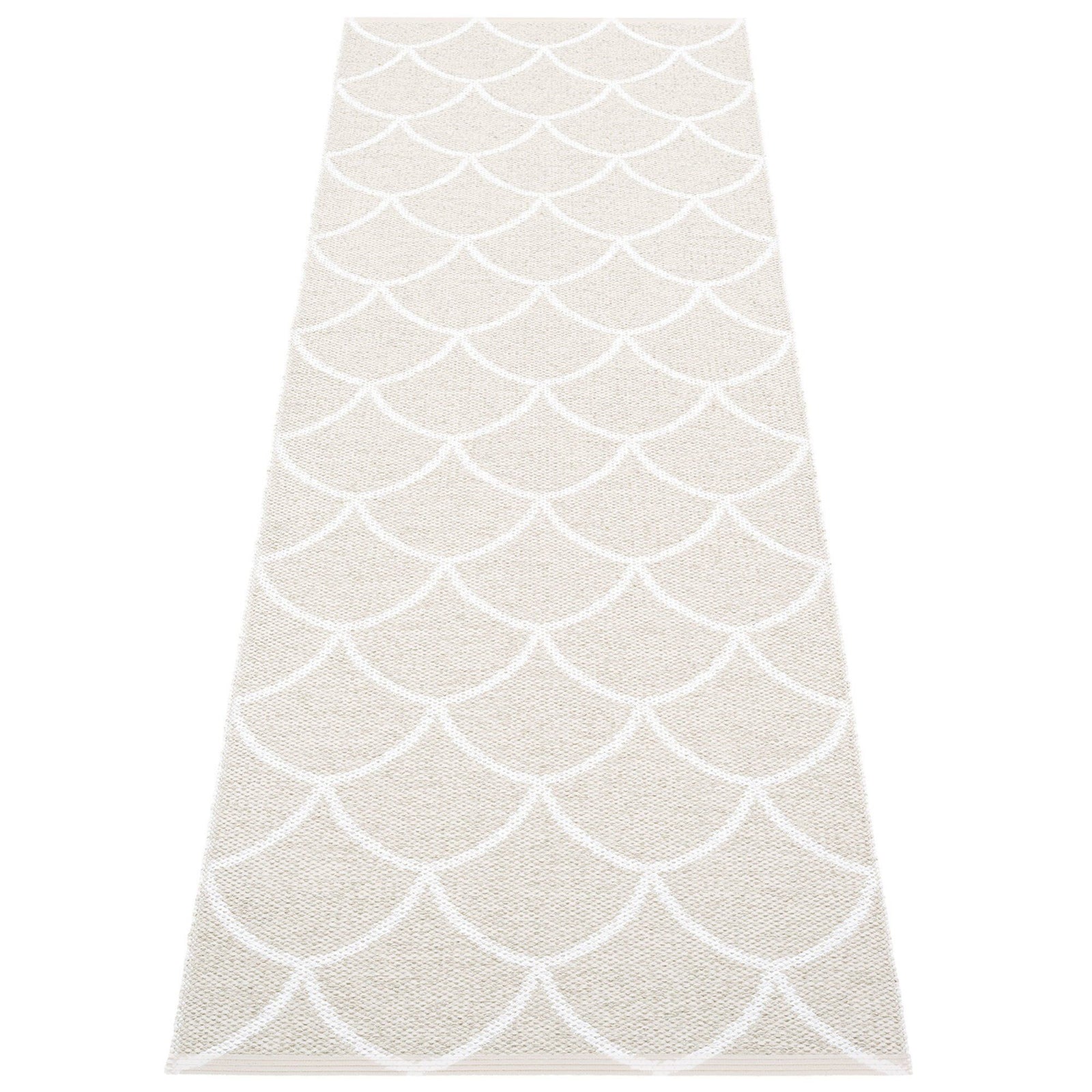 Pappelina Pappelina Gulvtæppe Kotte, 70 x 225 cm., fossil grey/white – produktbillede (Tæpper)