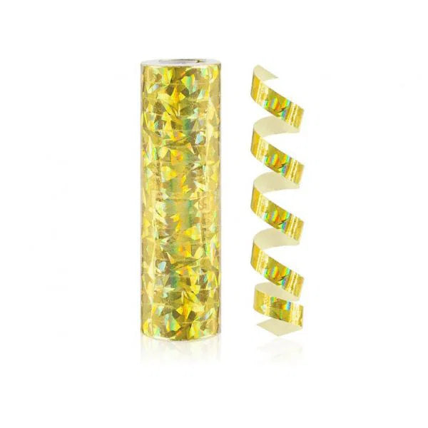 Holografisk Streamer Guld 4 m 1 Stk.