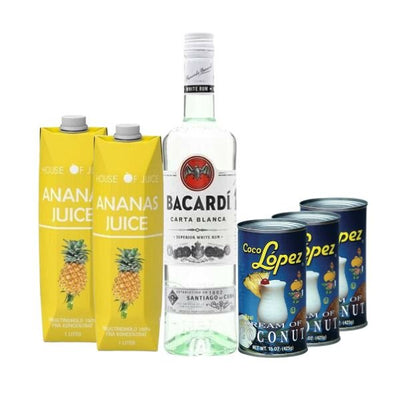 Pina Colada Pakken ❤ Stort online udvalg i BARLIFE ❤ Billig fragt og hurtig levering 2 - 5 hverdage ❤ Varenummer: BAR-11944 / Ean: på lager - Udsalg på Fødevarer, drikkevarer og tobak | Drikkevarer | Alkoholiske drikke | Spiritus | Vodka Spar op til 58% - Over 412 kendte brands på udsalg
