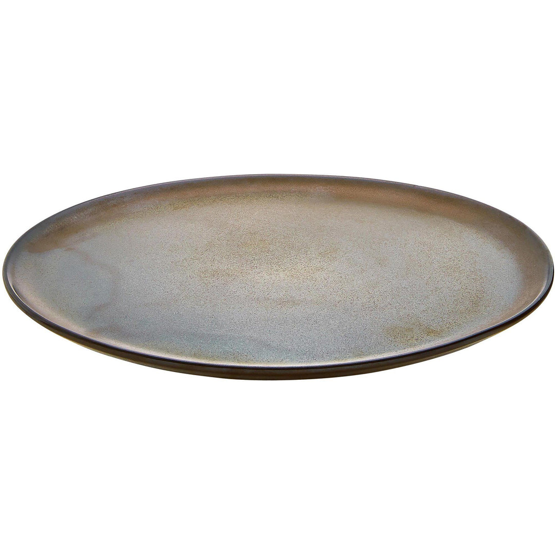 Aida Aida RAW tallerken, 23 cm, metallic brown ❤ detaljebillede i kategorien Morgenmadstallerken