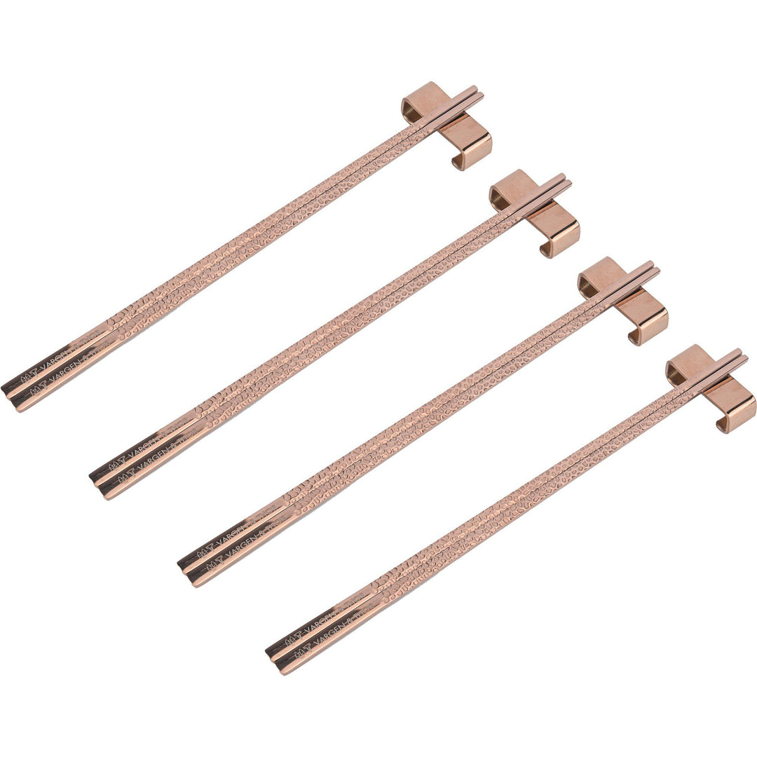 Vargen & thor Vargen & thor Kito spisepinde 4 par, kobber-rosé ❤ frontbillede (Spisepinde)