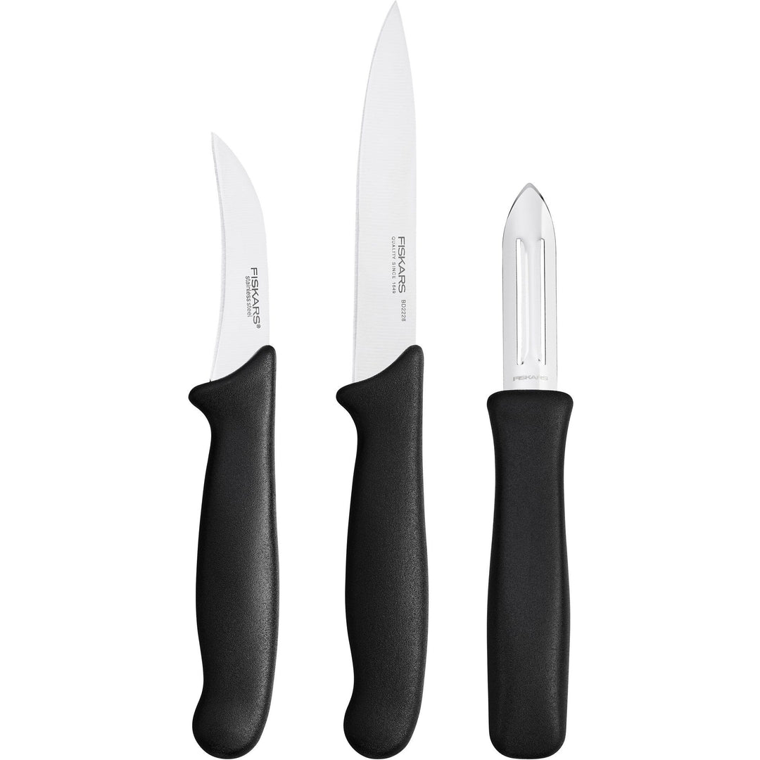Fiskars Fiskars Essential skrællesæt 3 dele – detaljebillede (Knivsæt)