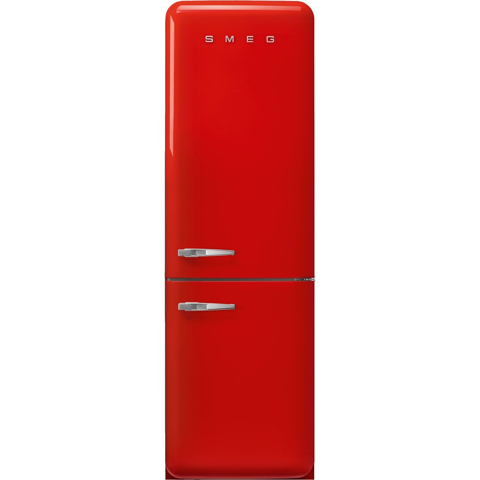 Smeg Smeg FAB32RRD6 Køleskab/Fryser 197cm Højrehængt Rød – frontbillede (Køle- /frysekabe)