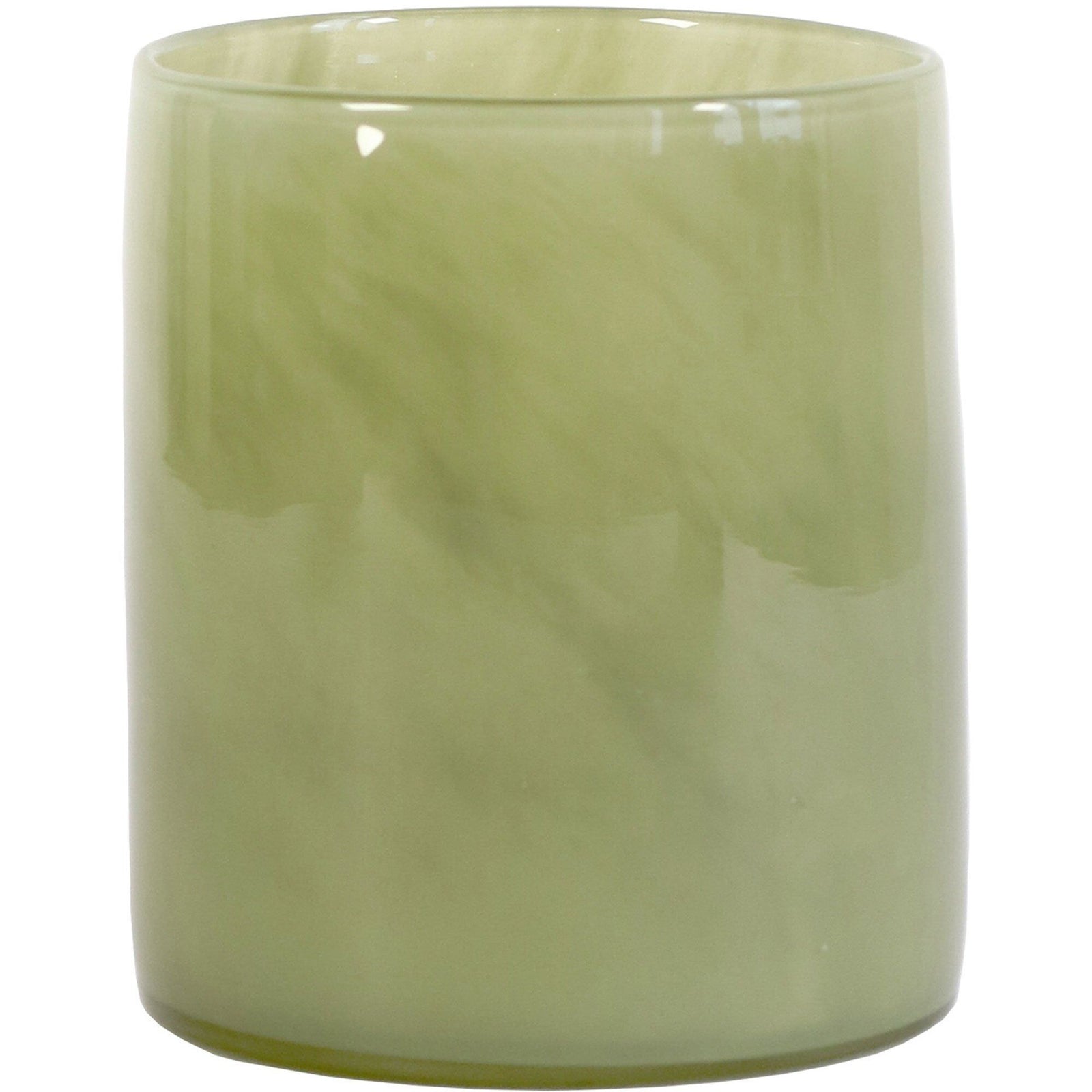Tell me more Tell me more Lyric fyrfadsstage, olive green, medium – frontbillede (Lysestage)