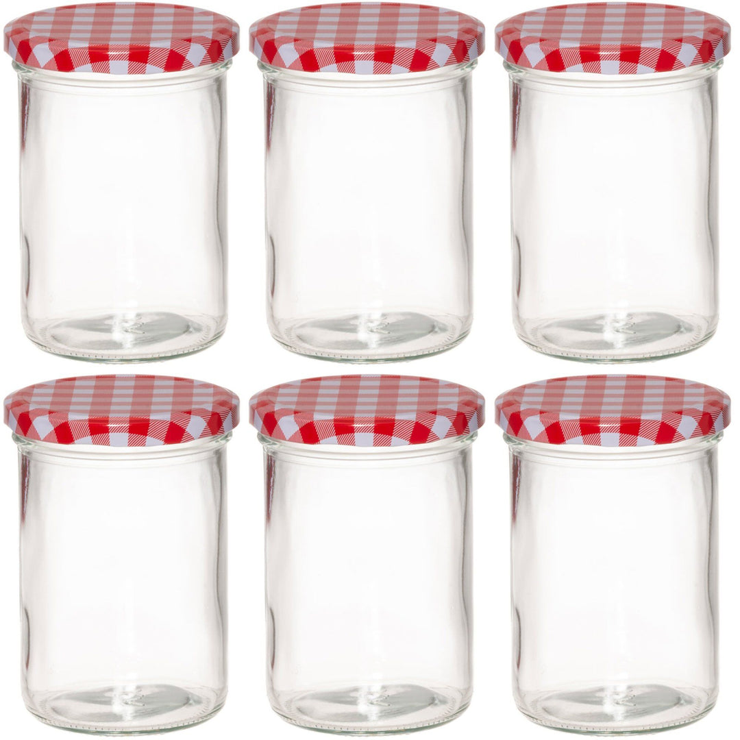 Marjukka Marjukka Syltetøjsglas 440 ml 6-pak – vinkelbillede (Madopbevaring)