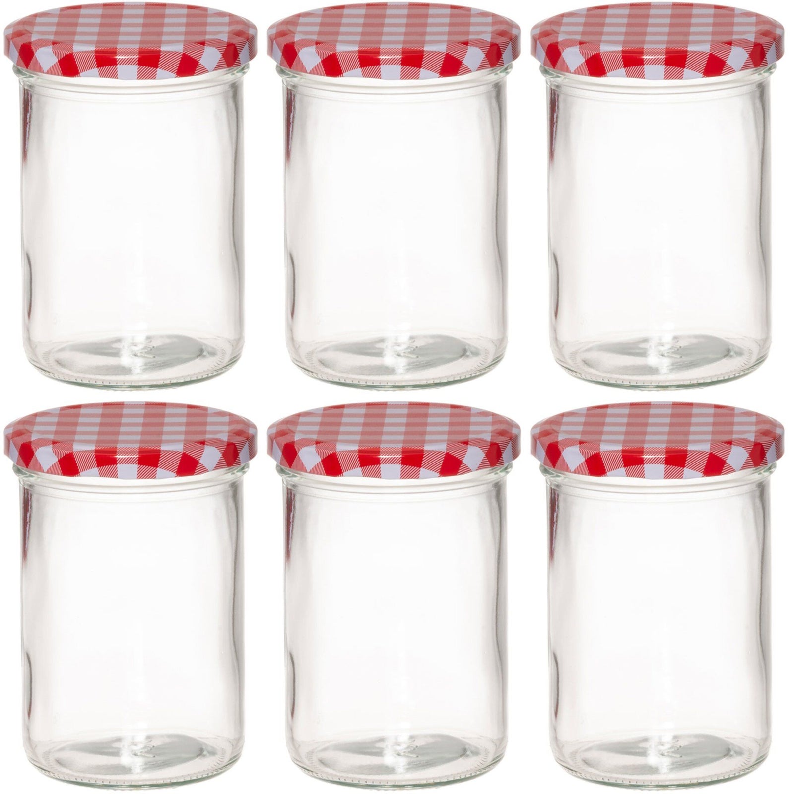 Marjukka Marjukka Syltetøjsglas 440 ml 6-pak – vinkelbillede (Madopbevaring)