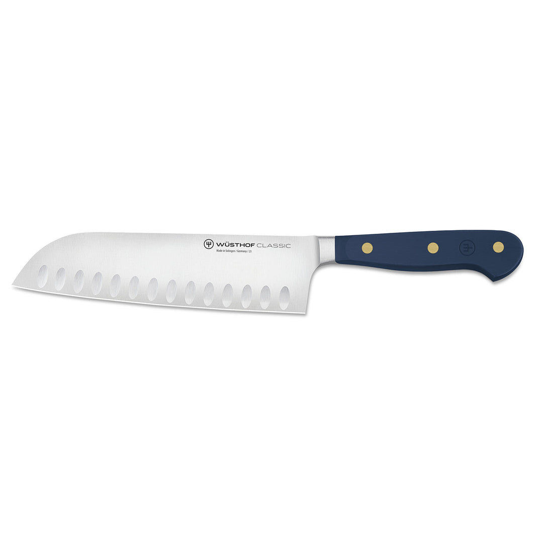 Wüsthof Wüsthof Santokukniv Classic Farve Blåbær 17 cm ❤ vinkelbillede (Santokuknive)