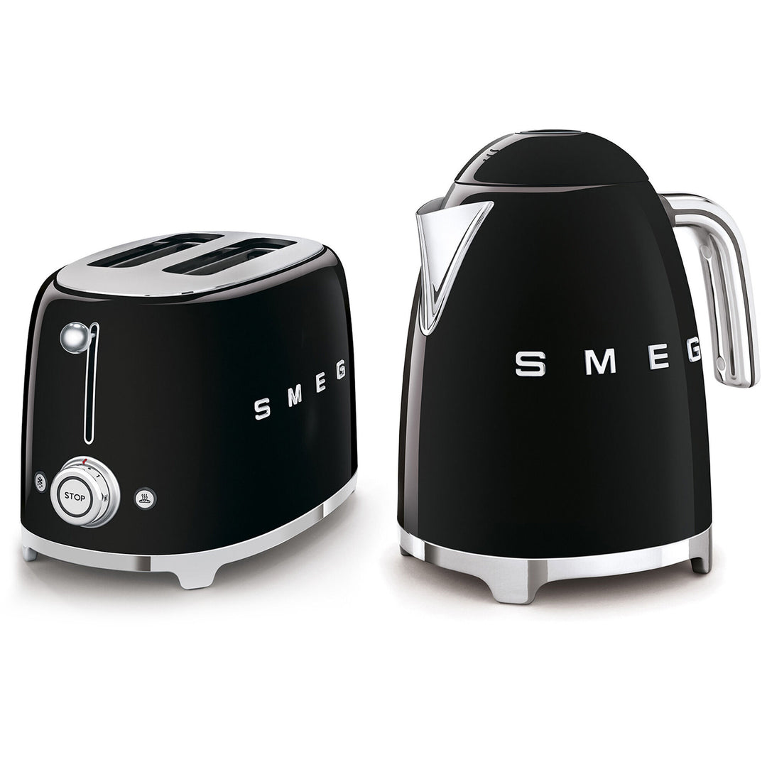 Smeg Smeg Pakke: brødrister og elkedel, sort – produktvisning (Brødristere)