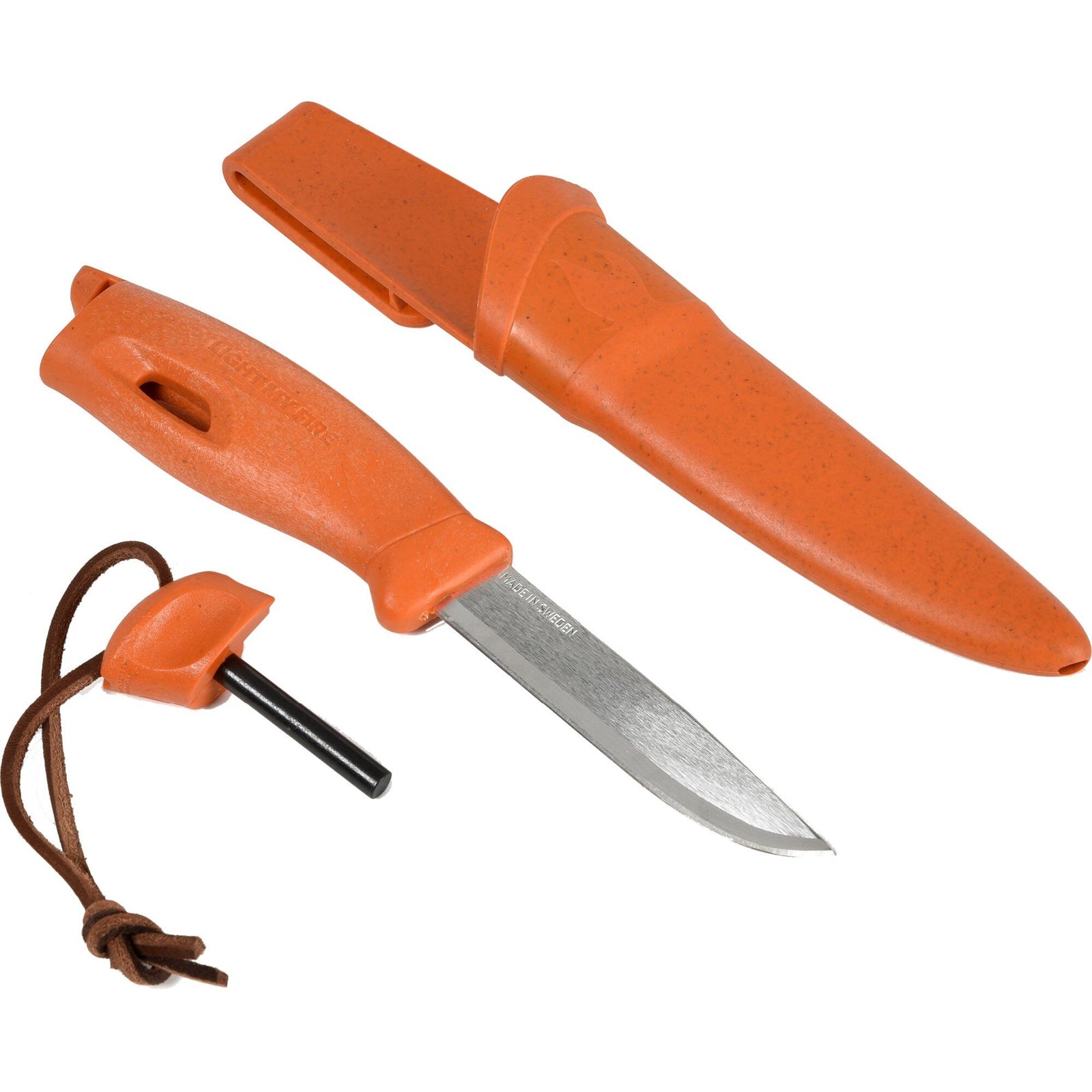 Light my fire Light my fire Swedish FireKnife 2in1, rusty orange ❤ frontbillede (Svampkniv)