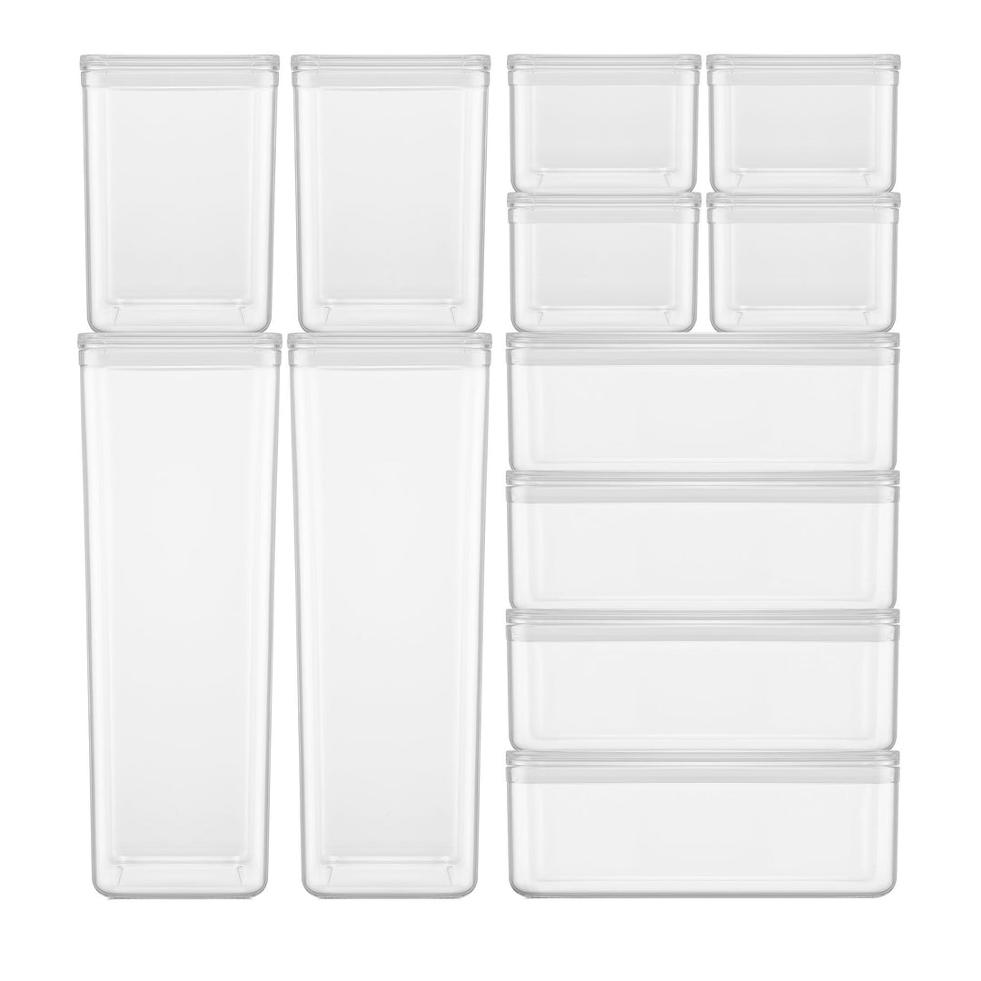 Bodum Bodum Canteen opbevaringsbeholder 12 dele, tranperant – vinkelbillede (Madopbevaring)