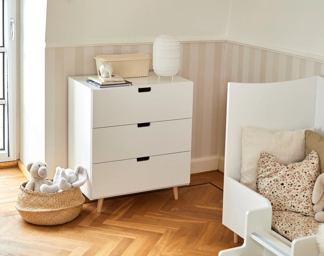 Manis-H  Kommode med 3 skuffer  -  Mål: 70*70*42 cm H*L*B