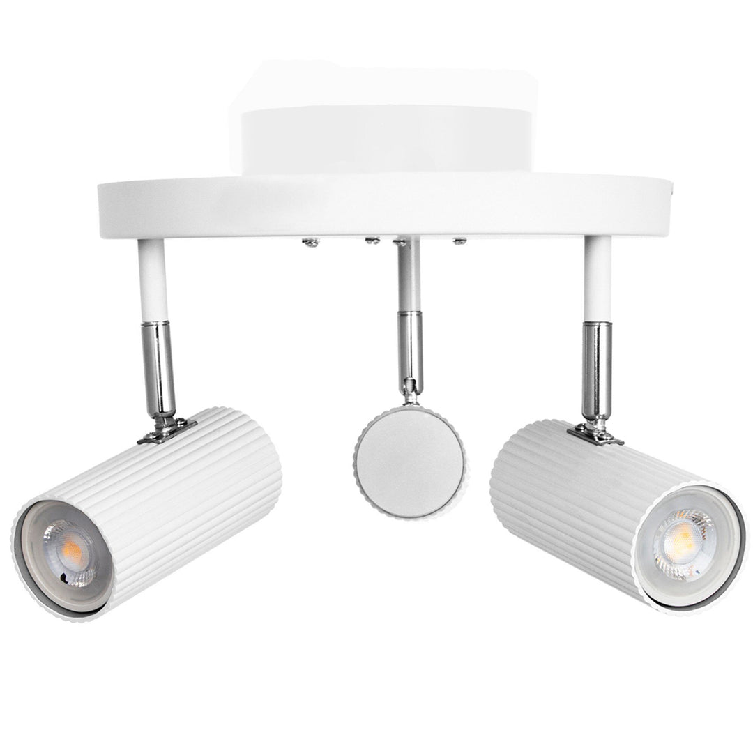 Globen lighting Globen lighting Hubble 3 plafond, hvid – frontbillede (Lampe)