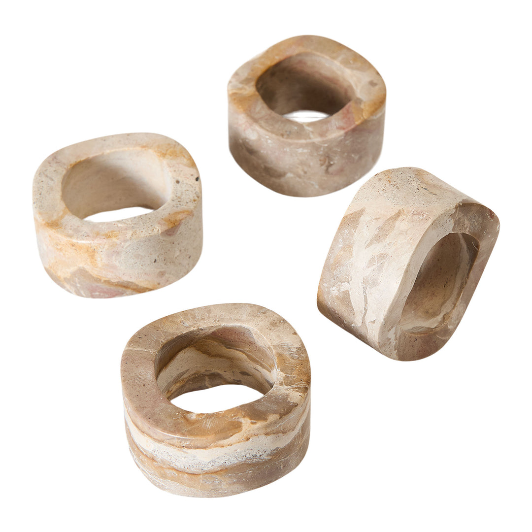 Muubs Muubs Vita servietring, seashell, 4 stk. – close-up (Servietring)
