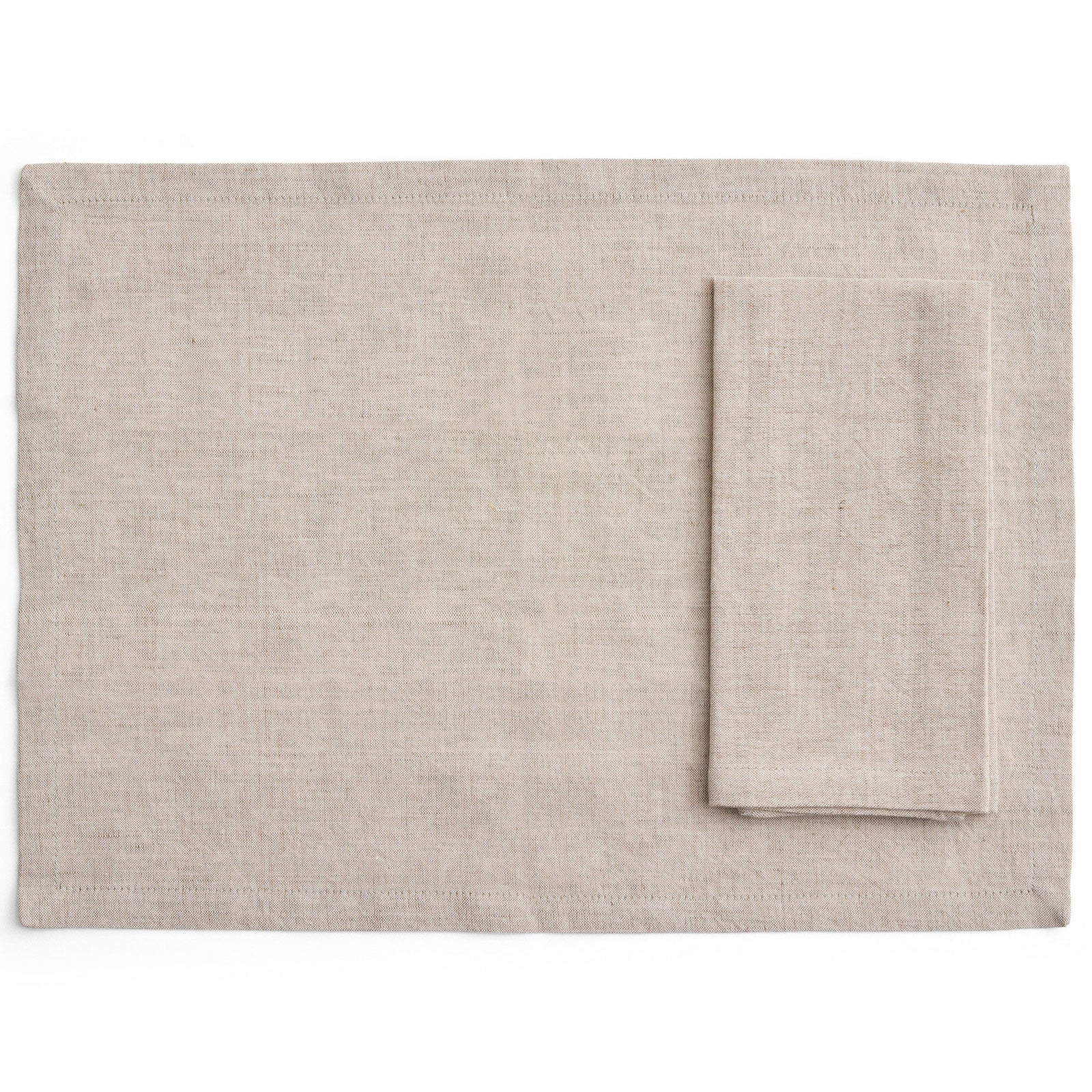 Hay Hay Tavolo serviet/dækkeserviet 4-pak, soft beige – vinkelbillede (Bordskåner)