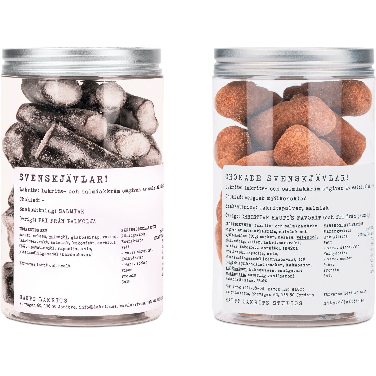 Haupt lakrits Haupt lakrits Svenskjävlar! & Chokade Svenskjävlar! ❤ produktbillede (Lakrids)
