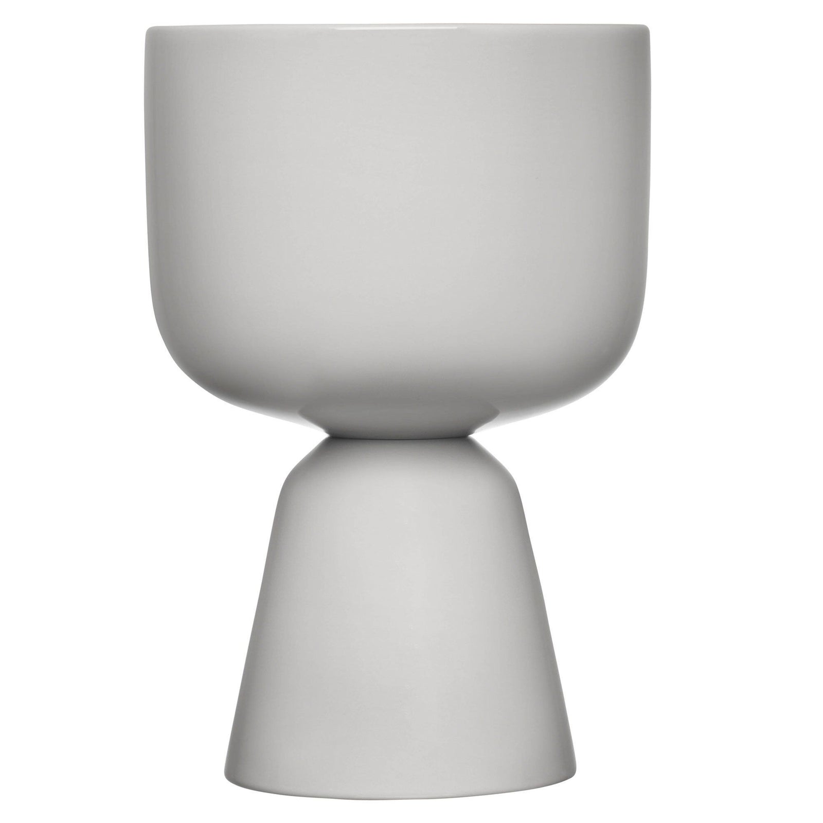 Iittala Iittala Nappula urtepotte 23 x 15,5 cm, lysegrå ❤ frontbillede (Krukke)