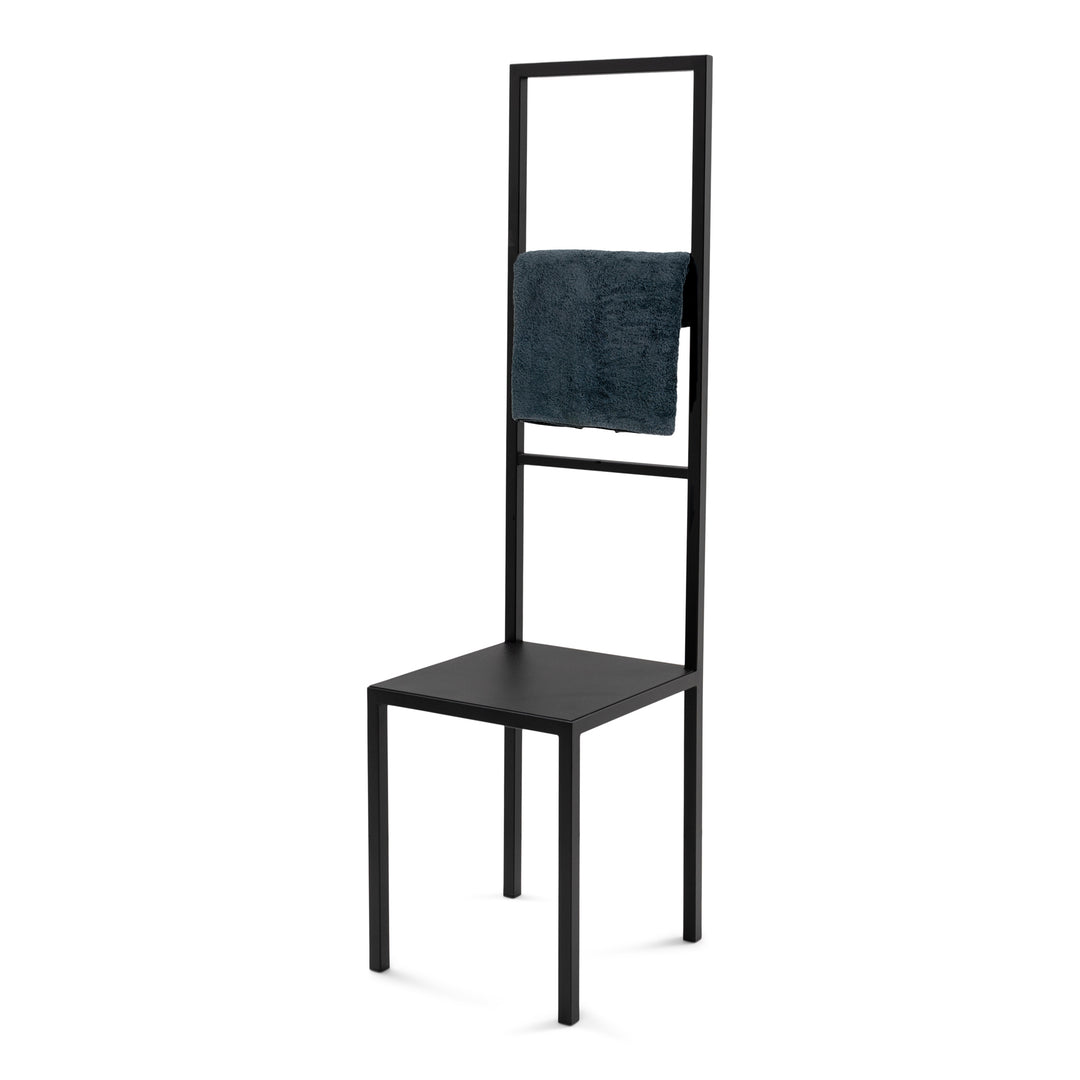 SPINDER DESIGN Dressbuddy Dressboy stativ m. sæde kvadratisk sort stål