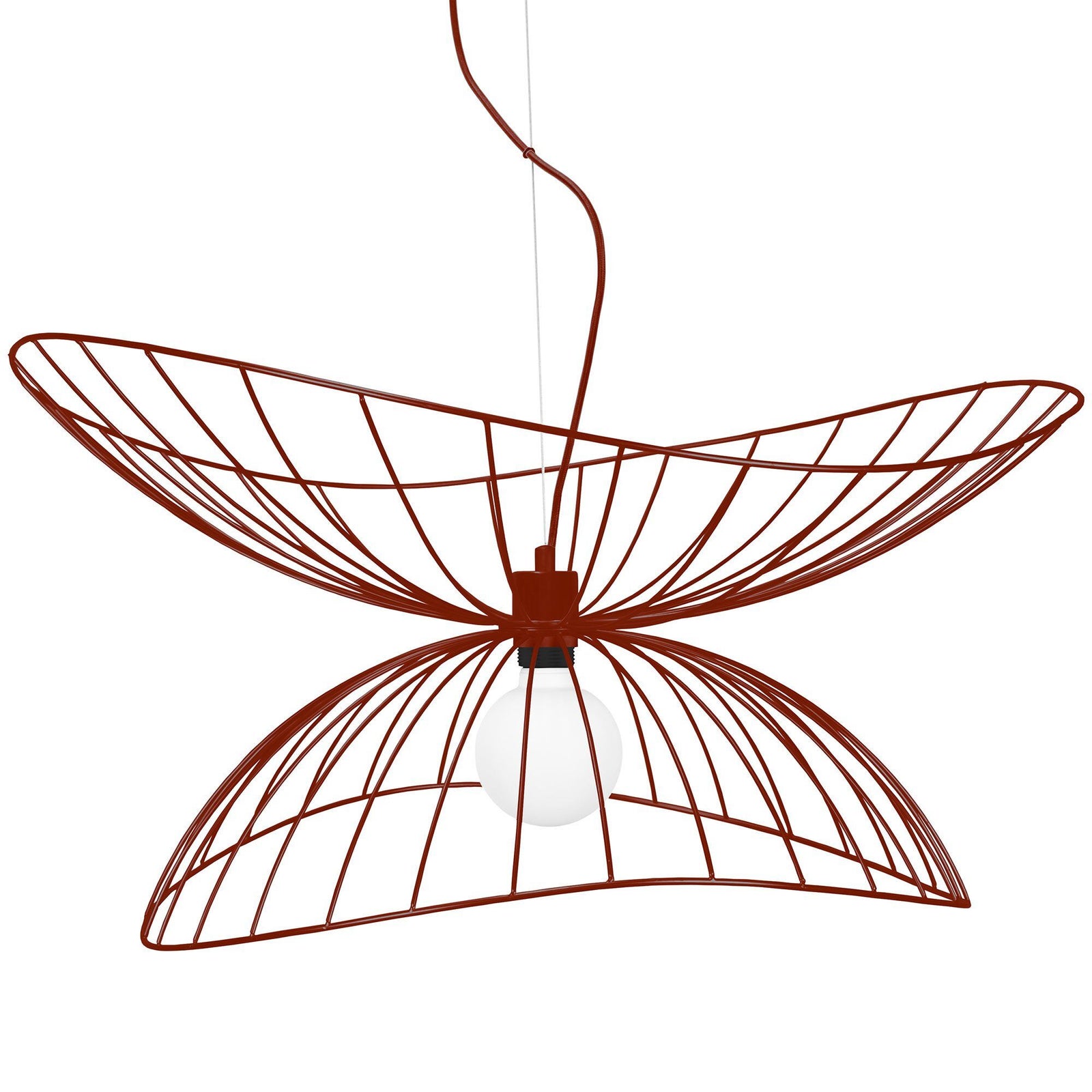 Globen lighting Globen lighting Pendel Ray 70, burgundy ❤ vinkelbillede (Lampe)