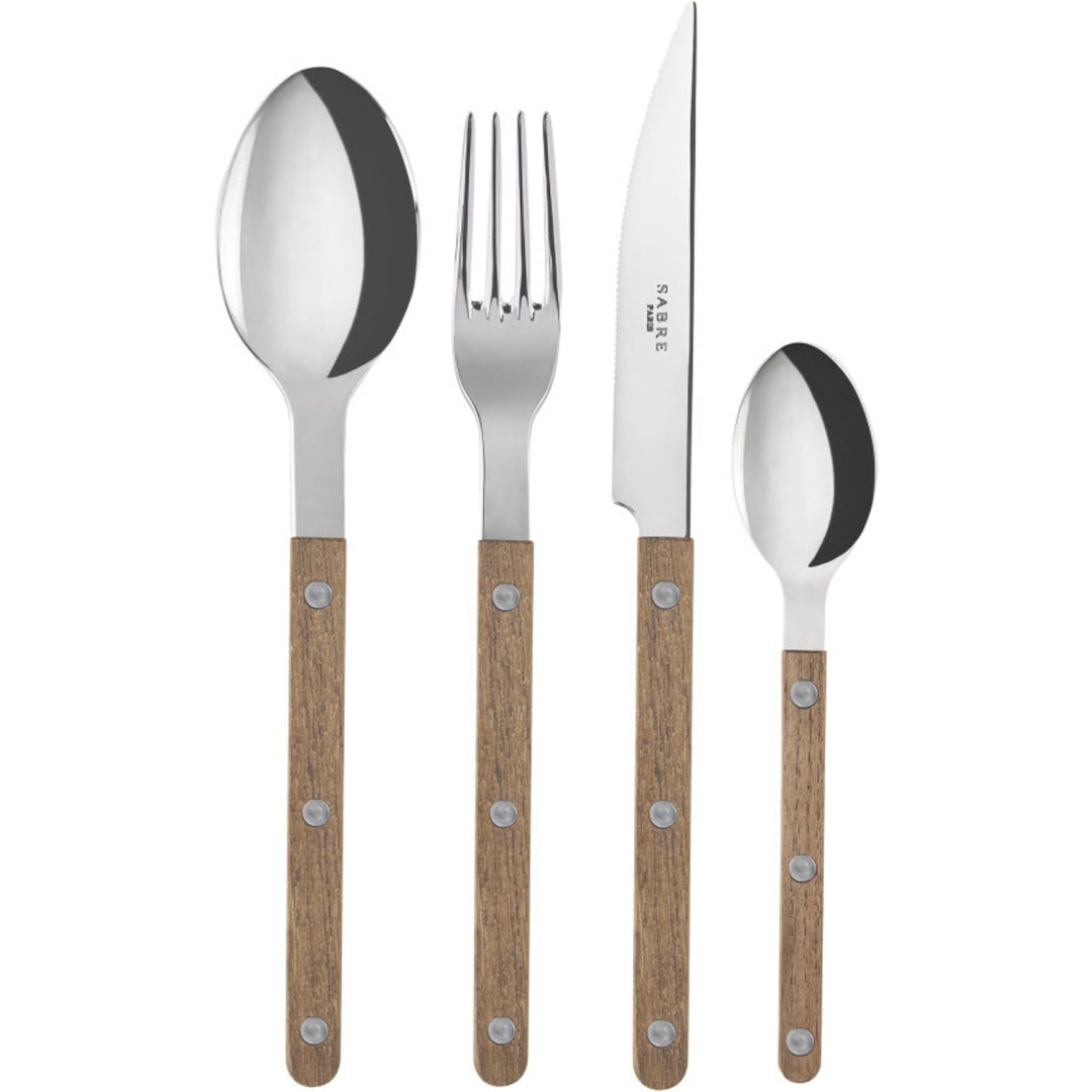 Sabre paris Sabre paris Bistrot Teak bestiksæt 4 dele, teak ❤ produktfoto i kategorien Bestikssæt