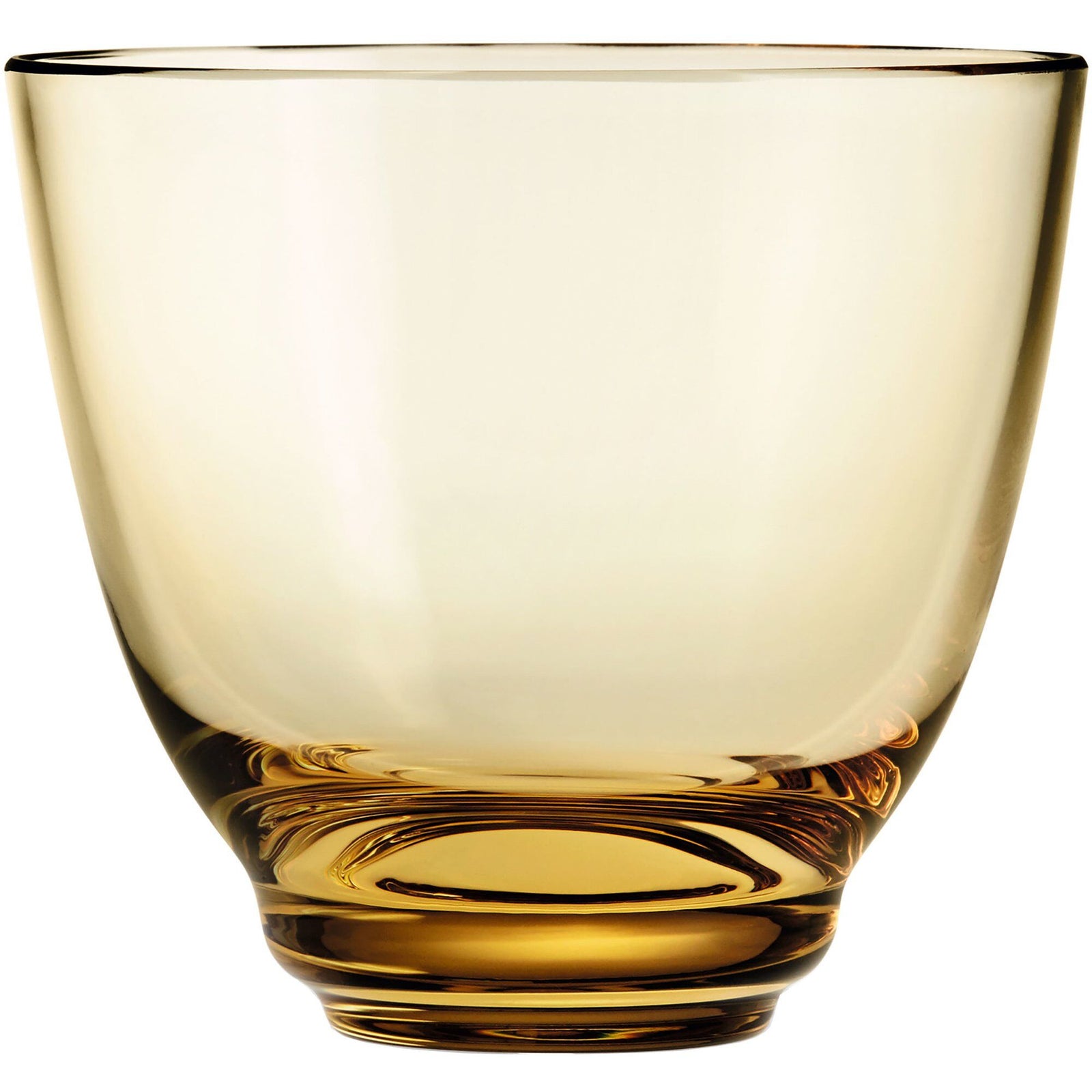 Holmegaard Holmegaard Flow vandglas 35 cl., rav – detaljebillede (Vandglas)