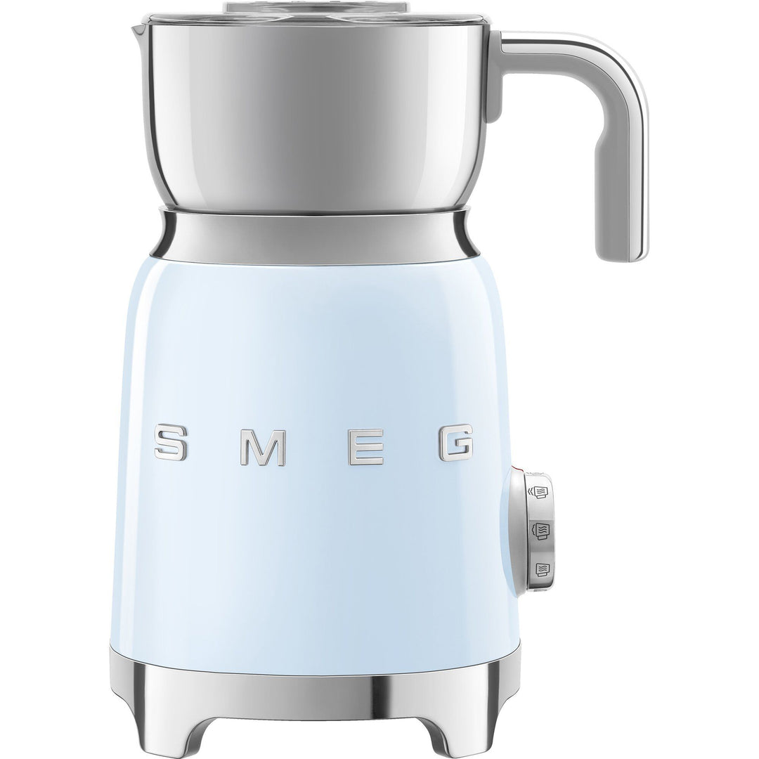 Smeg Smeg MFF01 Mælkeskummer pastelblå – vinkelbillede (Mælkeskummer)