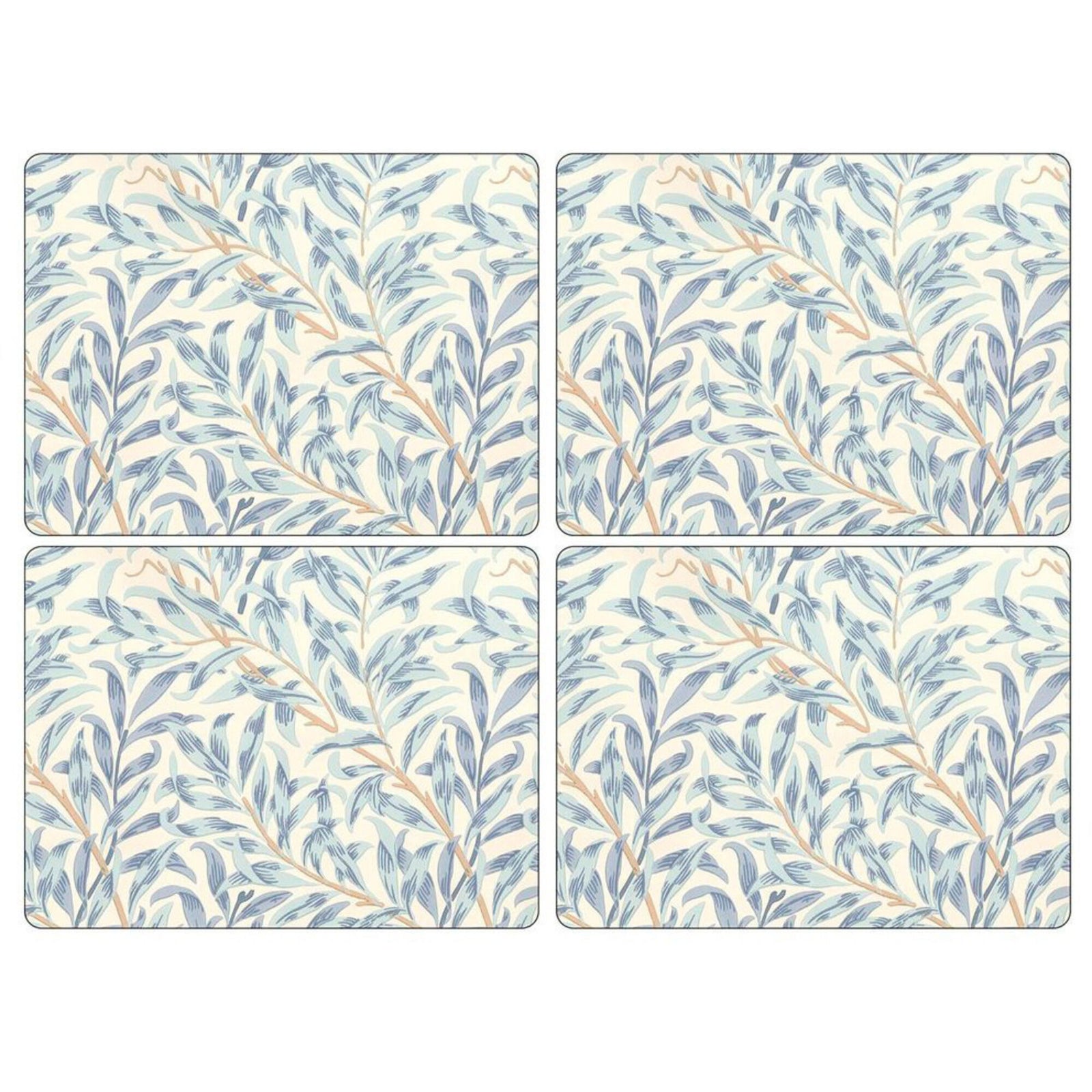 Spode Spode Dækkeserviet med mønster af Willow Morris, blå – produktfoto (Bordskåner)