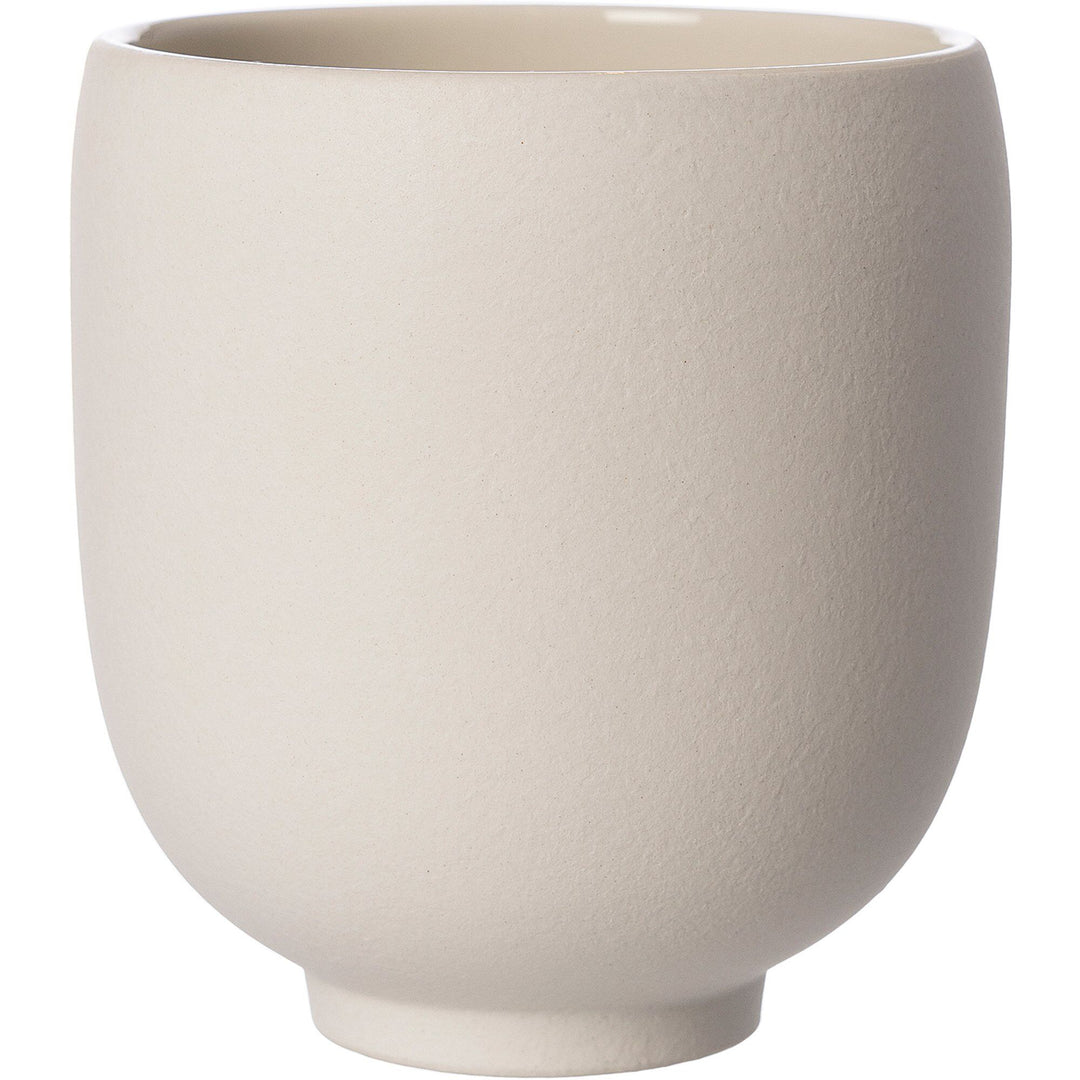Ernst Ernst Krukke af stentøj 15 cm, naturhvid – produktbillede (Krukke)
